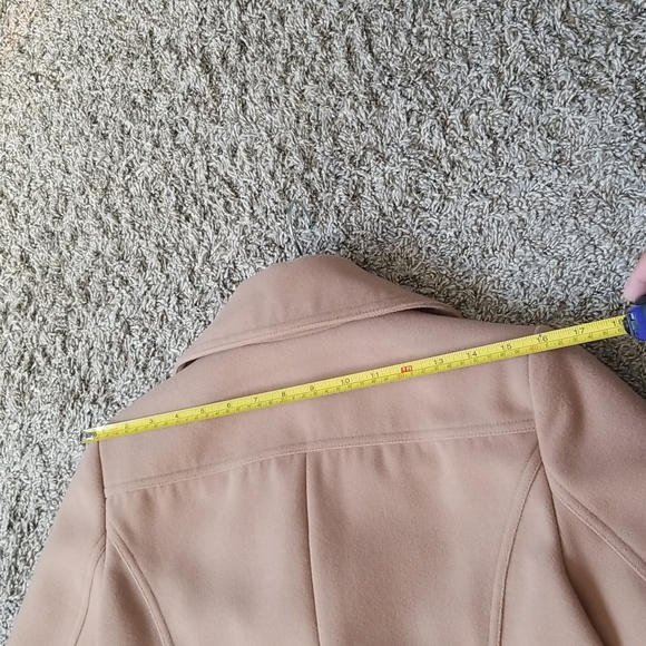 Jessica winter wool coat on camel color - Picture 7 of 9